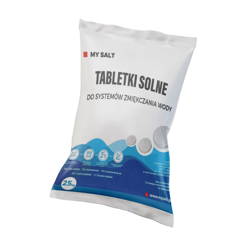 SŮLNÉ TABLETY MYSALT DO AMIXÉRŮ 25 KG, certifikováno PZH